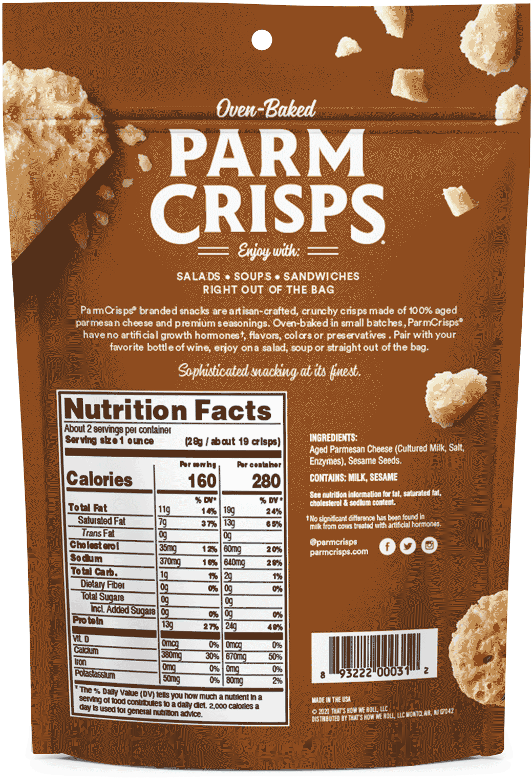 Variety Pack 1.75oz 6 pack (Cheddar, Pizza, Sour Cream & Onion, Sesame, Jalapeno) - Image 3