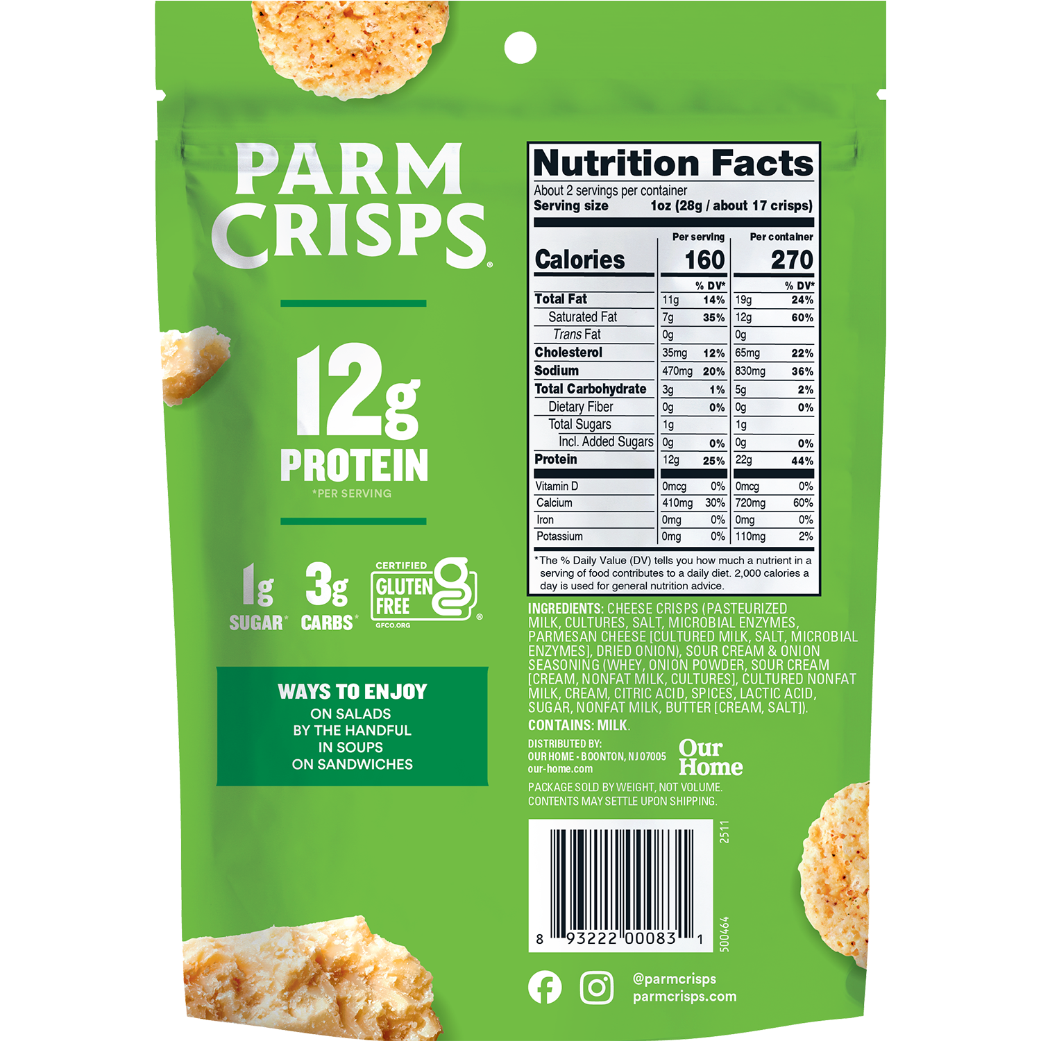 Sour Cream & Onion Pouch - Image 2