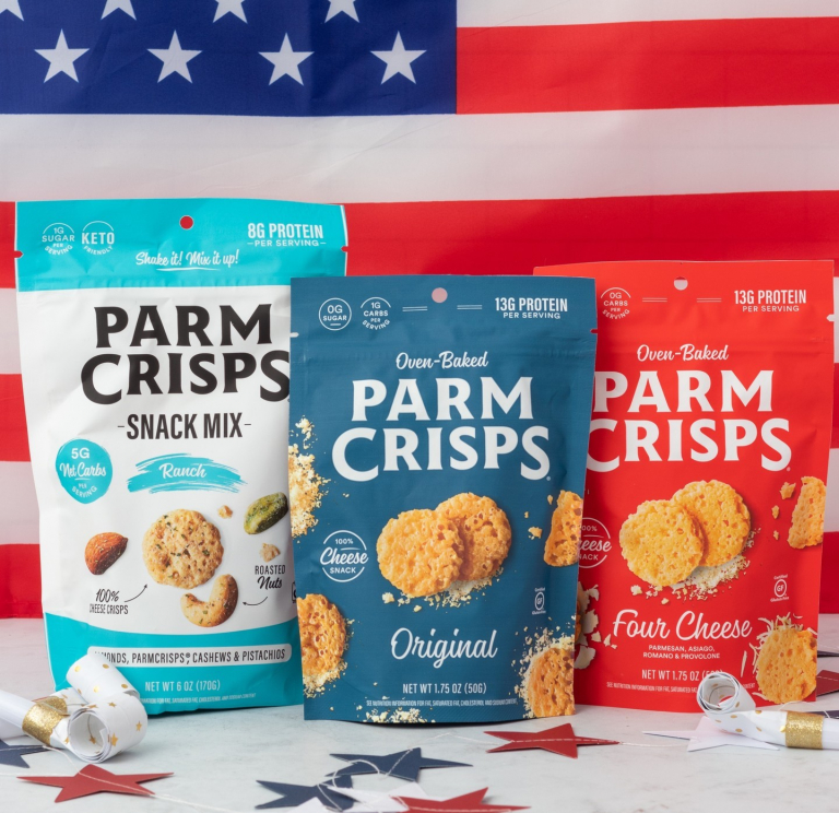 Happy July Fourth to all our ParmCrisps® lovers out there! 🥳 We’re celebrating today with, you guessed it, ParmCrisps®! 13g of protein? That’s one way to keep your body fueled for today’s festivities!⁣
⁣
#ParmCrisps #UnsinfullyGood #guiltfree #guiltfreesnacking #energysnack #proteinpacked #lowcarbsnack #snack #fourthofjuly #independenceday