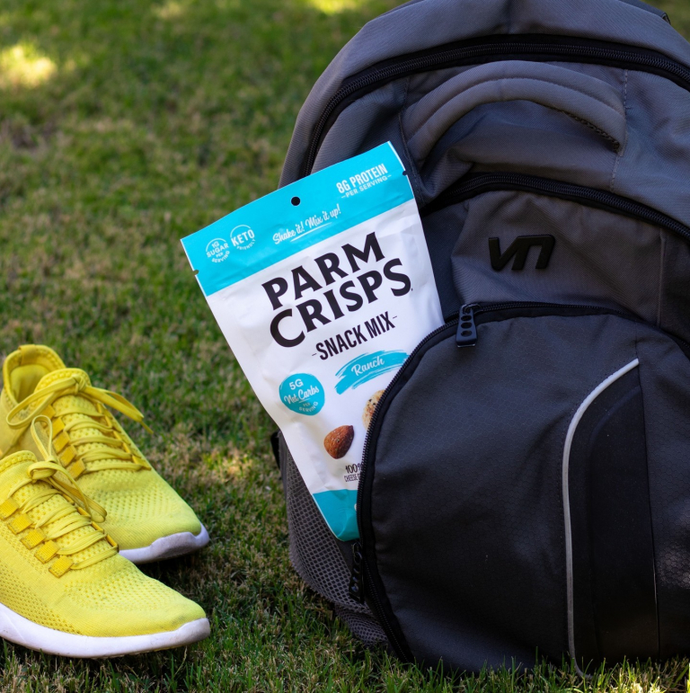 Need a delicious hiking snack to keep you fueled on the trails? With 8 grams of protein per serving, ParmCrisps® Snack Mix is the perfect energizer to keep you pushing to the top! 🏃‍♀️ 🧀⁣
⁣
#parmcrisps #UnsinfullyGood  #snack #protein #cheesesnack #snackmix